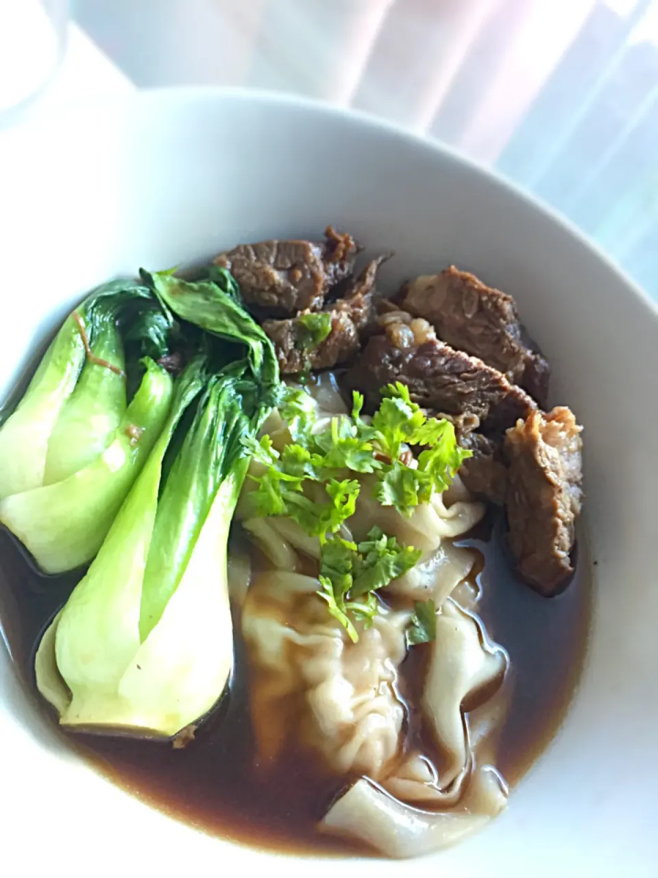 wontons with braised beef|Cloudy Gさん