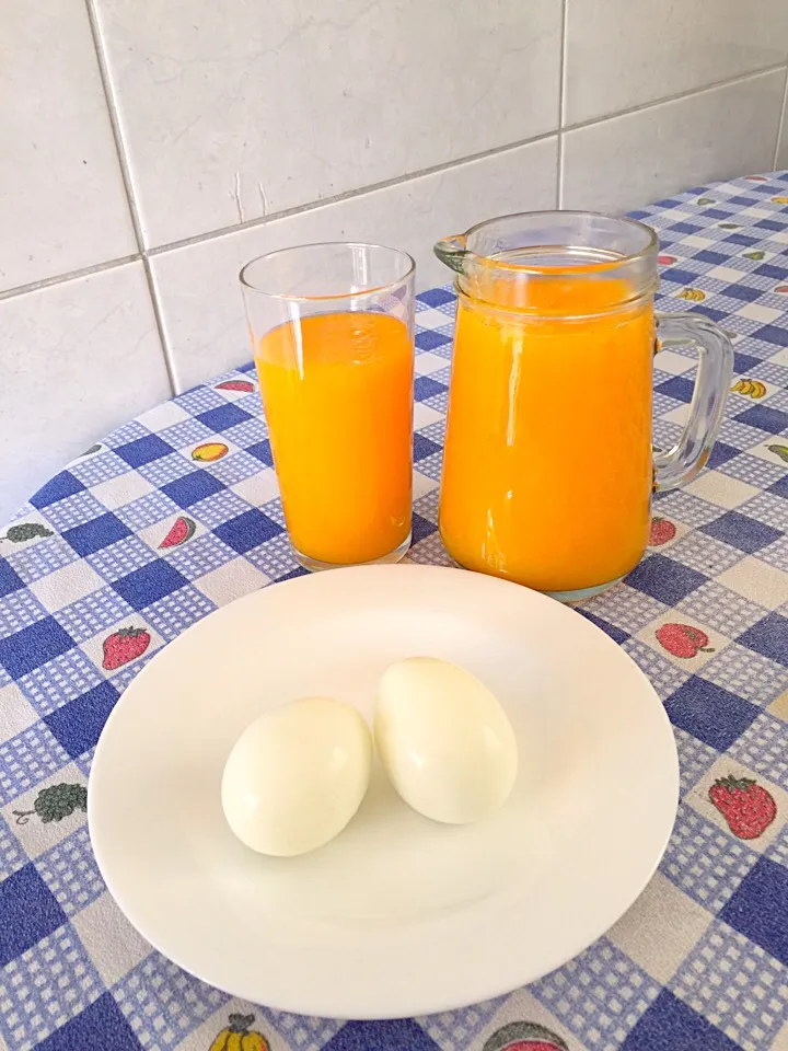 Still On Plan? 👍
Papaya Juice
Boiled eggs|FitMomDoc19さん