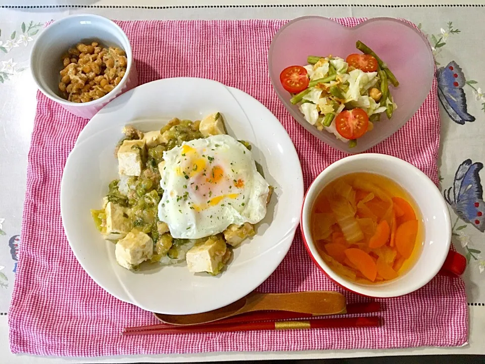 お豆で麻婆丼のご飯|みよさん