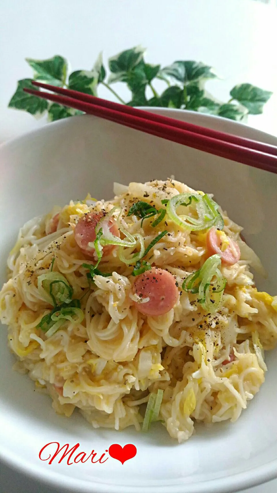 Snapdishの料理写真:白菜&そうめん消費に◎チャンプルー|Mariさん