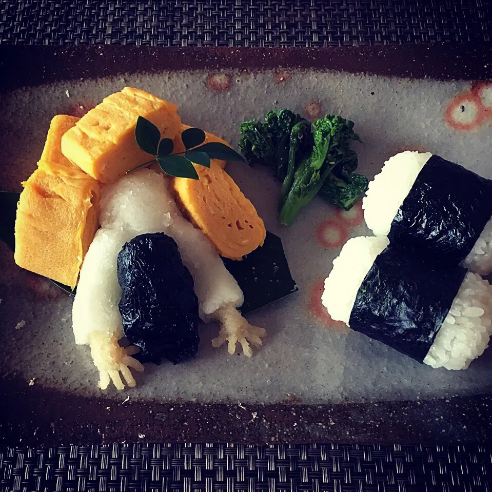 Snapdishの料理写真:貞子と朝ごはん|jarinkoさん