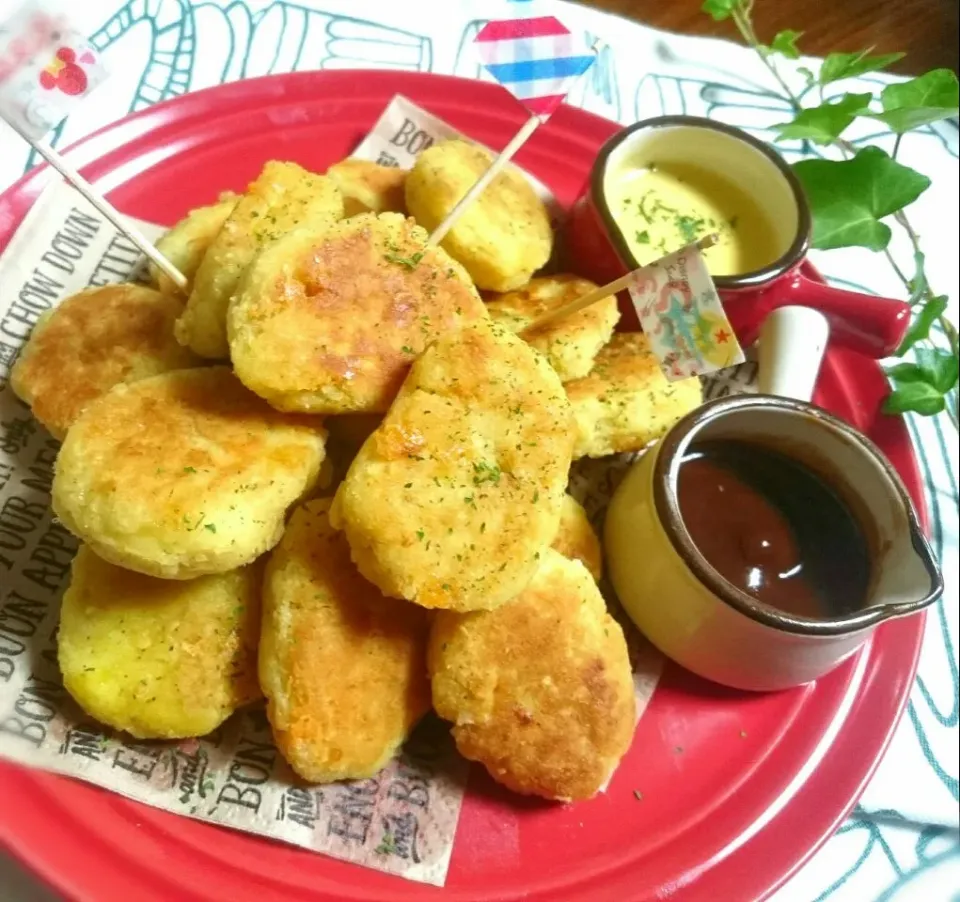 さくちんご推薦、おからと豆腐のナゲット💓
モチモチうまぁ～チーズもとろり😋❤|sakurakoさん