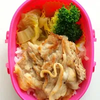 Snapdishの料理写真:豚グリル弁当|kyokacolaさん