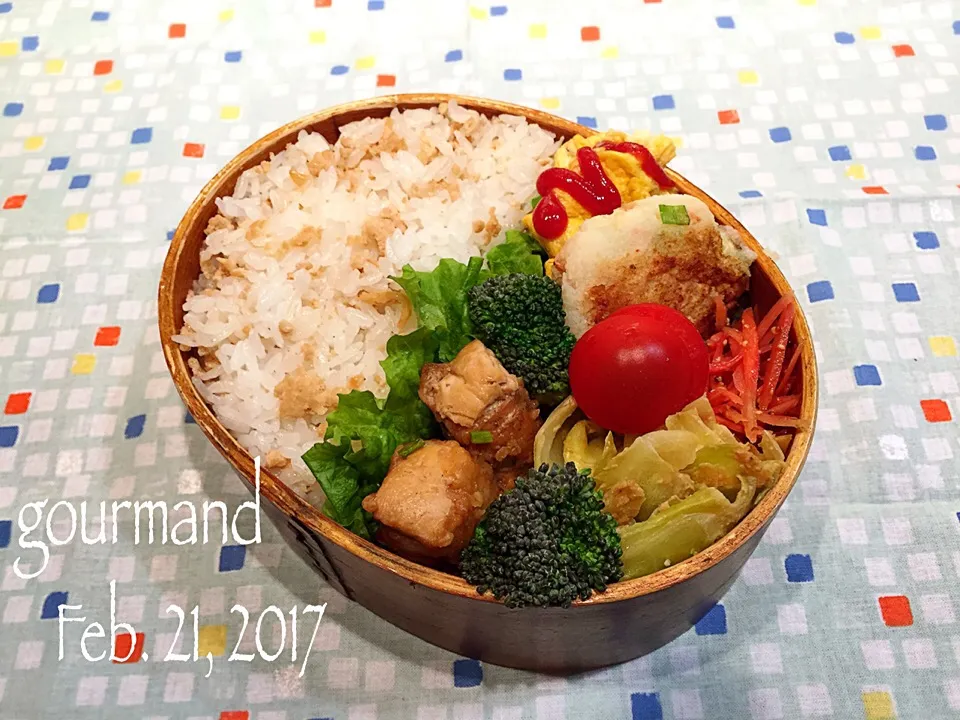 2017.2.21 息子お弁当♪|プーティさん