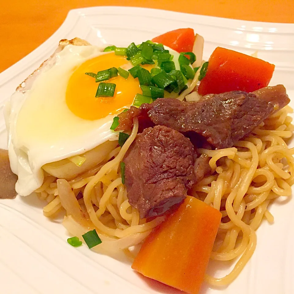 牛すじどて煮焼きそば|harukaさん