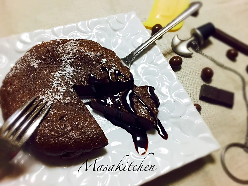 Snapdishの料理写真:Gâteau au chocolat|Masakiさん