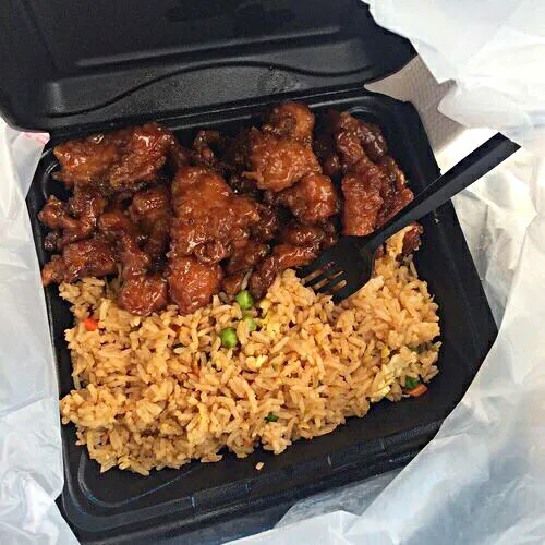 {♥}Panda Chinese Restaurant {♥} Sweet & Sour #Chicken with Shrimp #Fried Rice #Box lunch/Deli #Lunch|Alisha GodsglamGirl Matthewsさん