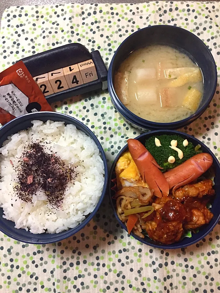 2月24日の高2男子のお弁当♪|ごっちさん