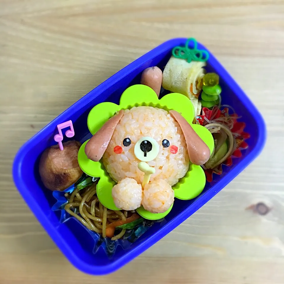 Snapdishの料理写真:ほねほねワンチャンお弁当|ぴぃさん