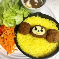 Snapdishの料理写真:ハンバーグカレー|pinkさん