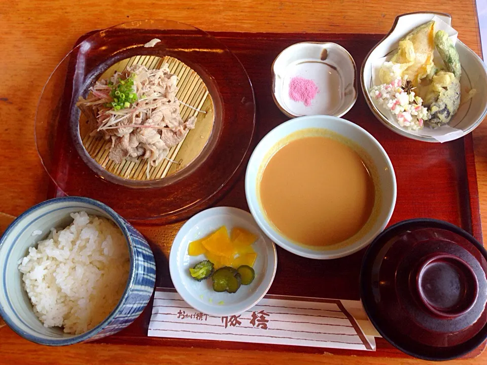 冷しゃぶ定食|まきさん