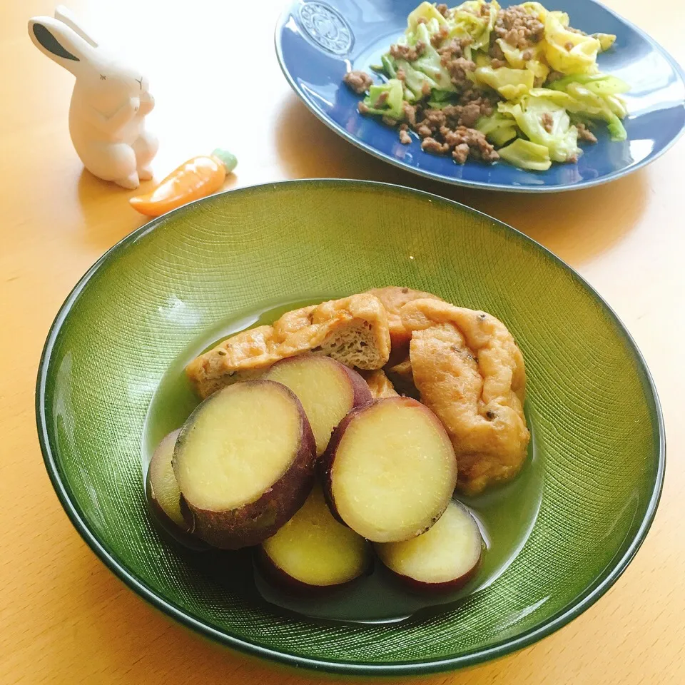 紅はるかと五目がんもの煮つけ🍠♨️|leeさん