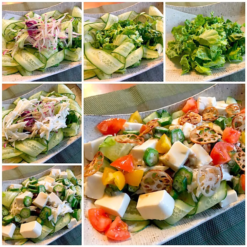 Today's Salad🌿ねばねばﾍﾙｼｰｻﾗﾀﾞ|🌈Ami🍻さん