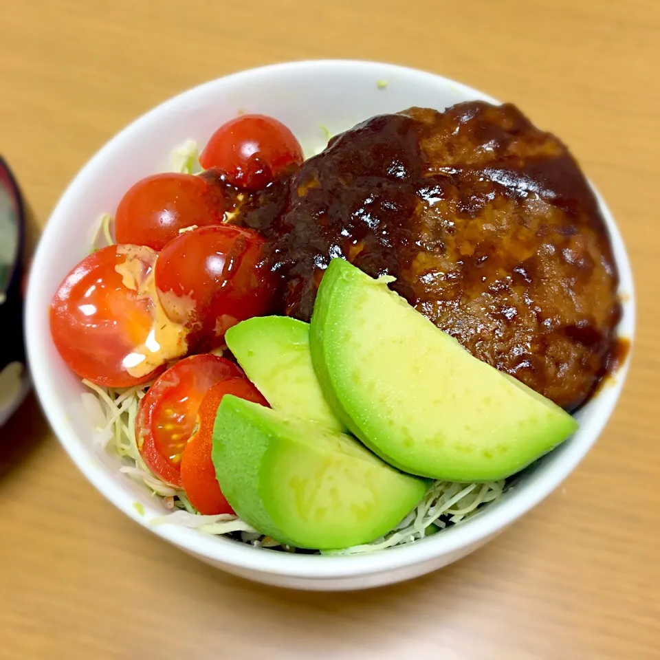 ある物ロコモコ丼|わえぴょんさん