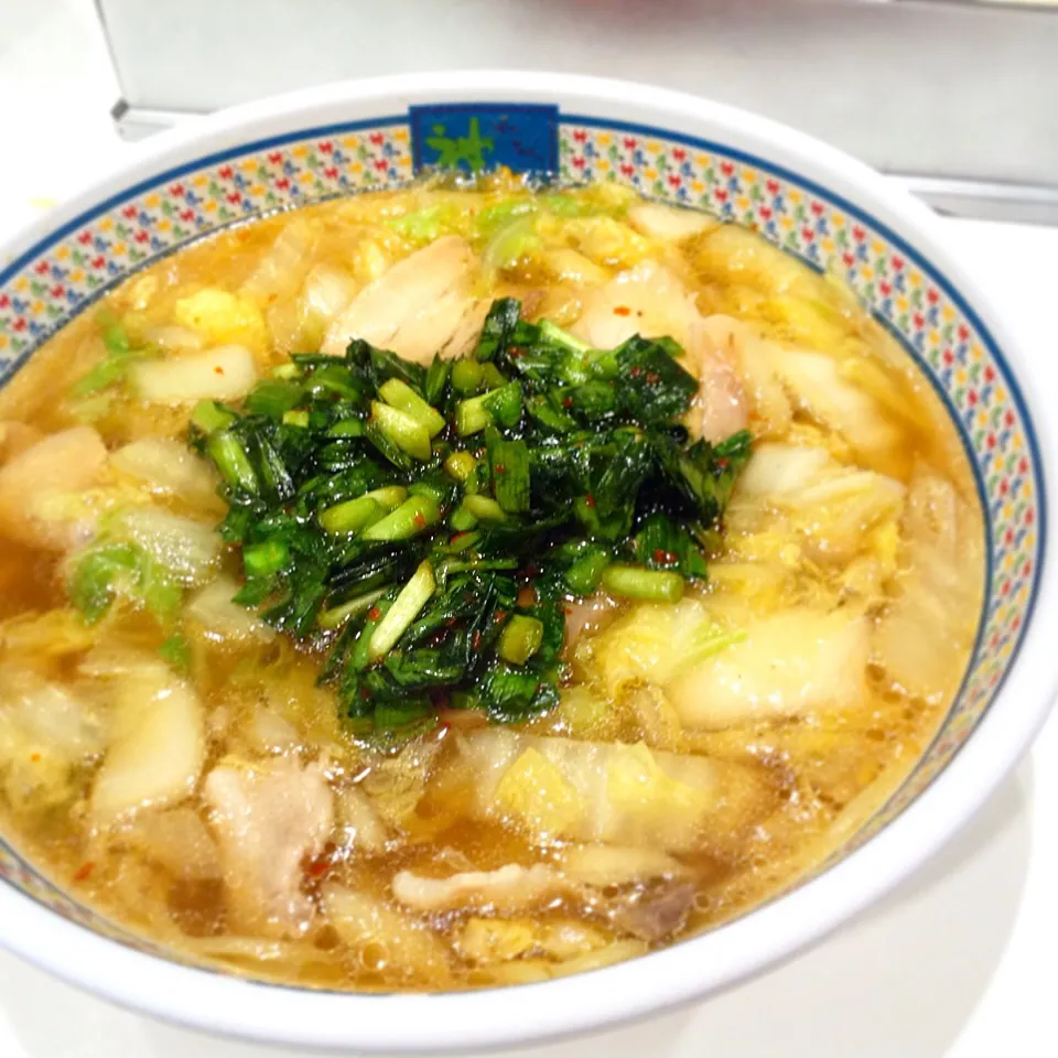 Snapdishの料理写真:「おいしいラーメン」という名前の美味ラーメン@神座 #ラーメン#大阪ラーメン#野菜たっぷり#アッサリラーメン#優しいスープ|kossyossさん