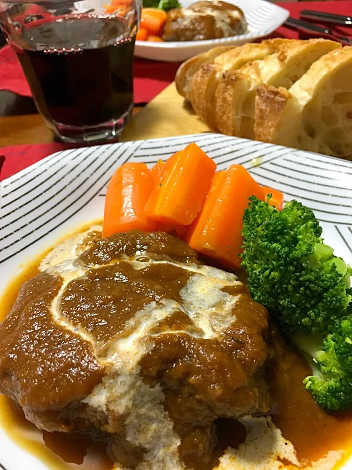 猪肉のブルゴーニュ風シチュー🍷🍷Boar stew Bourgone style  #猪肉#フランス#シチュー#ワインに合う|yorikoさん