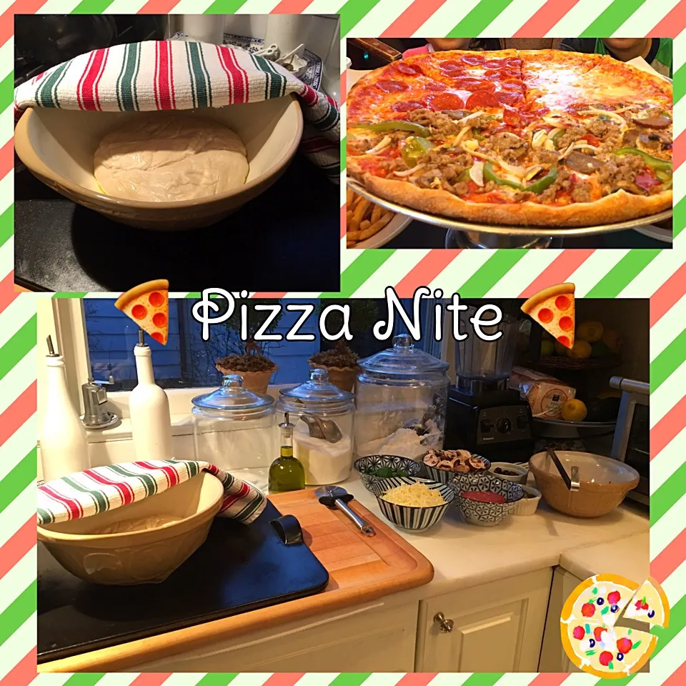 Snapdishの料理写真:Pizza nite at home🍕#pizza #homemadepizza|🌺IAnneさん