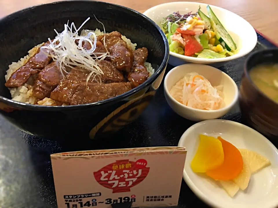 特選球磨牛ステーキ丼@レストラン徳丸|神力屋 火酒さん