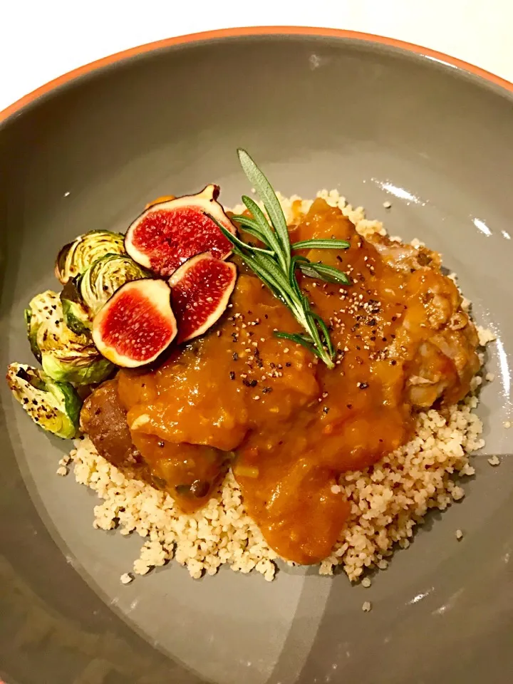 Pork cheek stew & caramelized apple with millet|Aunty Gさん