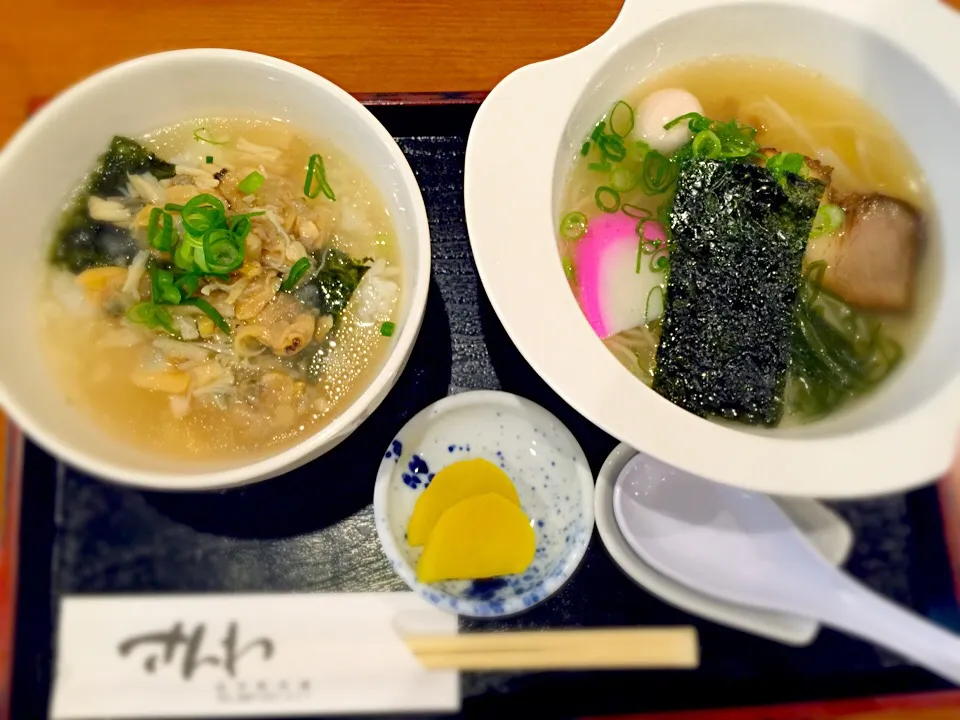 貝めしと伯方の塩ラーメン|チカさん