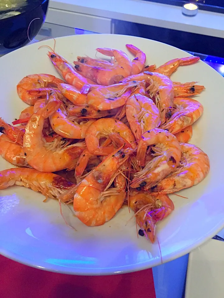 Krevetový večer 😍 #prawns #krevety|LucieFoodさん