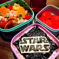 Snapdishの料理写真:★キャラ弁⁇文字弁⁇★

#居酒屋智子 #キャラ弁 #お弁当 #starwars|山之口 智子さん