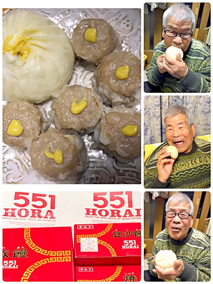 Snapdishの料理写真:はふはふはふ〜
熱々❺❺❶でしあわせ😋
豚饅 あんまん 焼売|ももさん