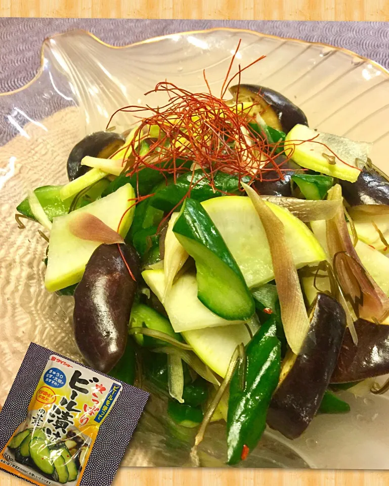 お野菜のビール漬け❣️
パリパリサラダ感覚で いくらでも食べられます😆✨|paaruさん