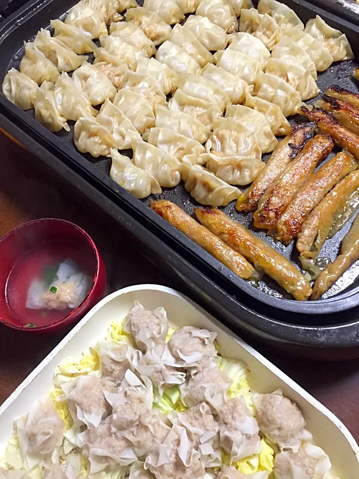 餃子  生春巻棒餃子  焼売  ワンタンスープ|掛谷節子さん