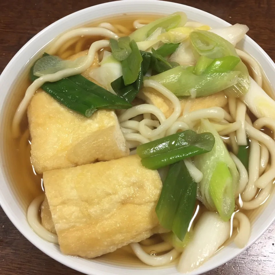 きつねうどん
#夕飯|アクちゃんさん