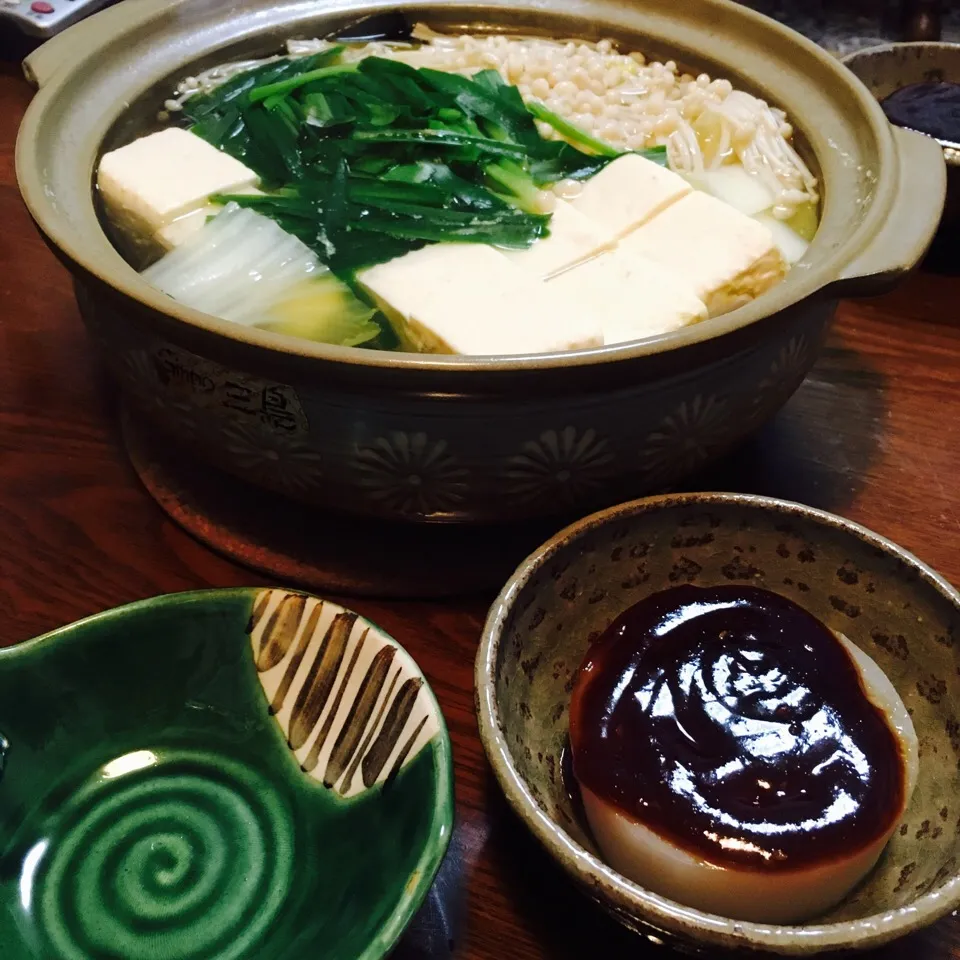 Snapdishの料理写真:湯豆腐、ふろふき大根|みぃさん