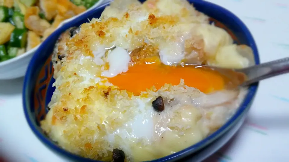 ドリアの中から卵とろ～!|みぽりんさん