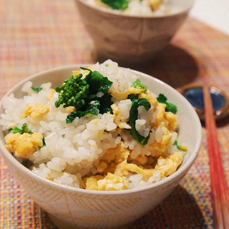 アッチさんの料理 菜の花ごはん|麻紀子さん