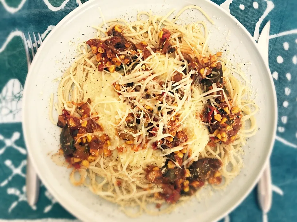 #Mashedpotato #cannelloni #veggiepomodoro #spaghetti #Parmesan #vegetarian|Sergio Lacuevaさん