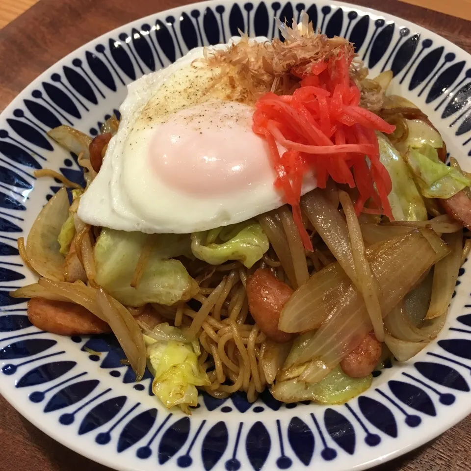 2017.2.26 晩御飯 #焼きそば|あっきーよさん