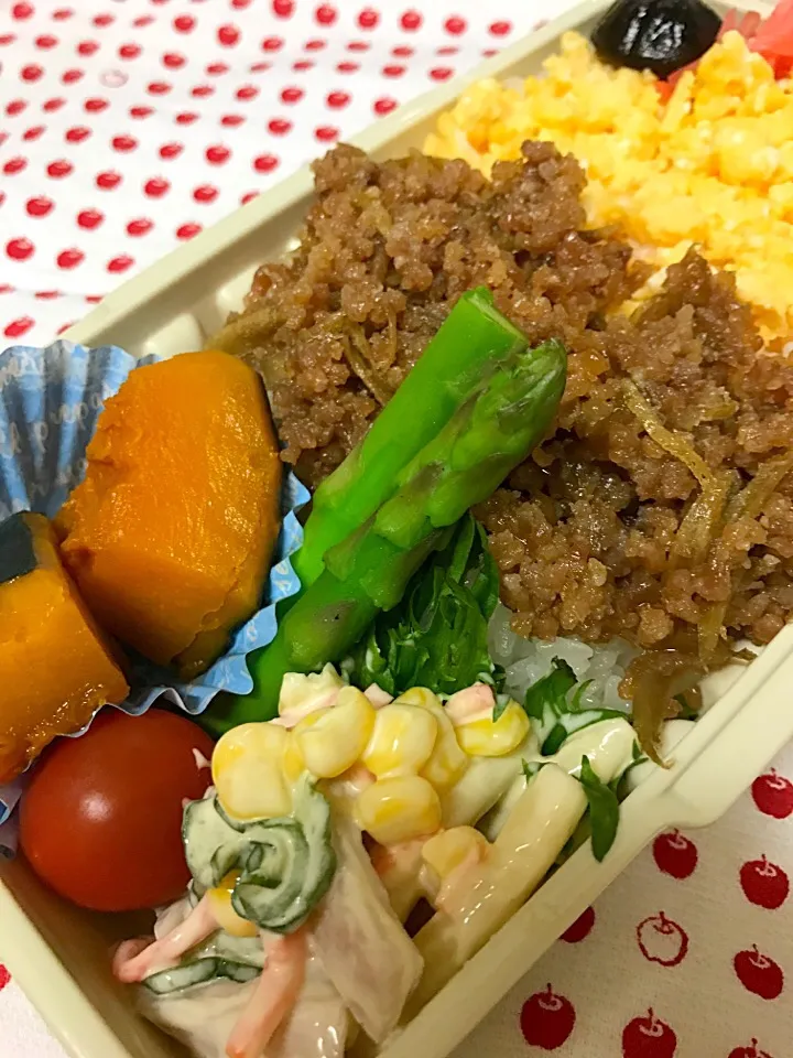 2月27日お弁当#お弁当#そぼろ#野菜|Kumi Satouさん