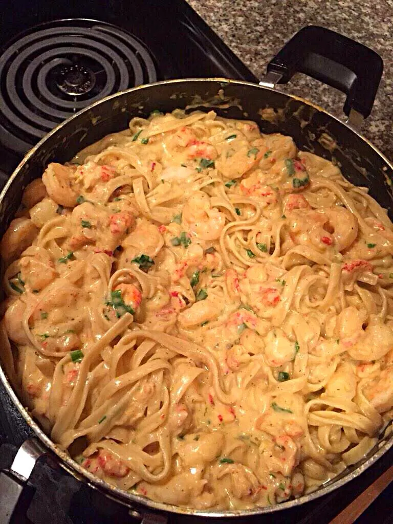 I Cooked #Seafood #Pasta for Sunday #Dinner #Main dish (•ө•)♡|Alisha GodsglamGirl Matthewsさん