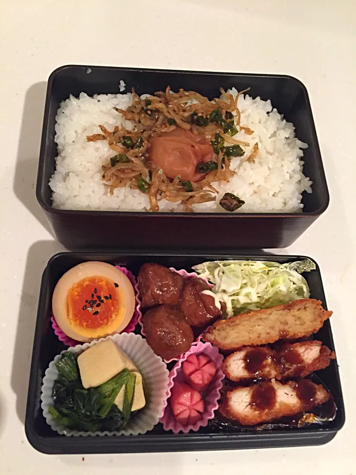 作り置きで手抜き弁当🍱|らおうさん