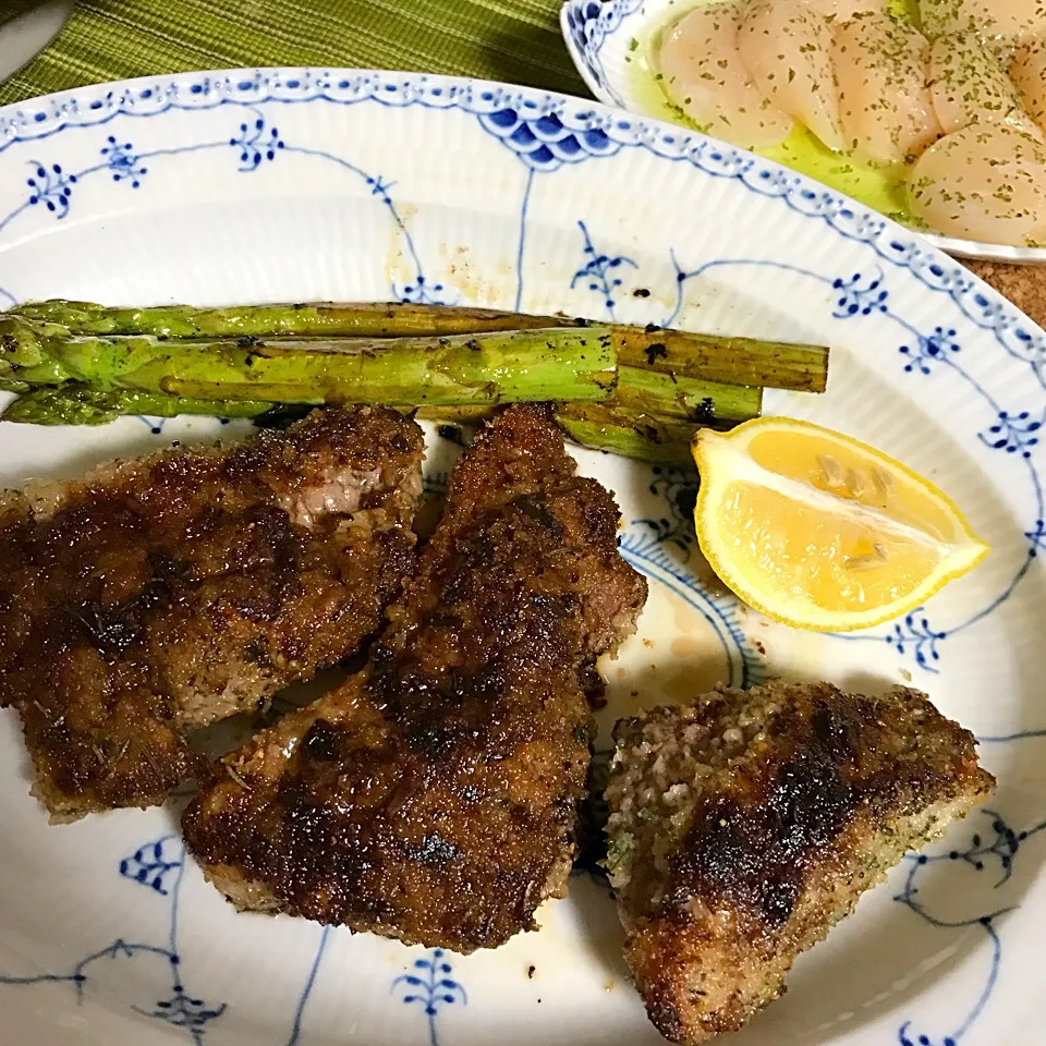 Spring lambの香草焼き #ラム #lamb #香草パン粉焼き #北海道産ラム|Atsuko  Oshimaさん