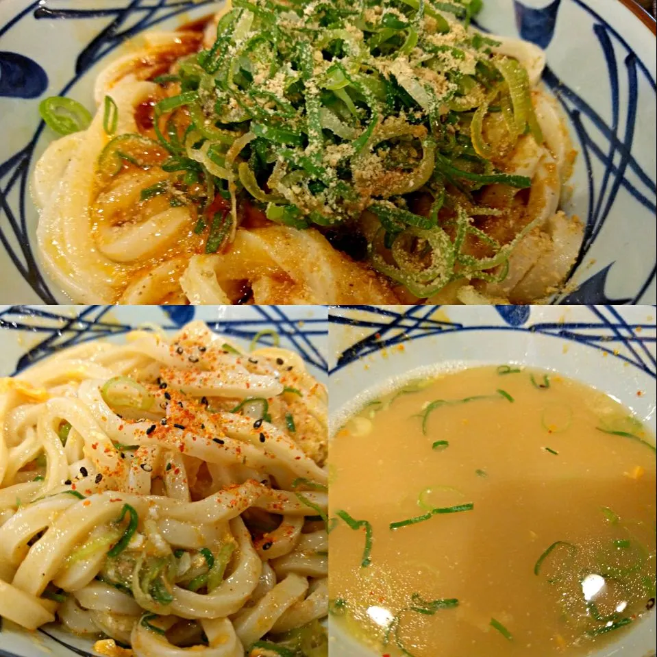 Snapdishの料理写真:釜玉うどん アレンジ 丸亀製麺
 #釜玉うどん #アレンジ|sakumaさん