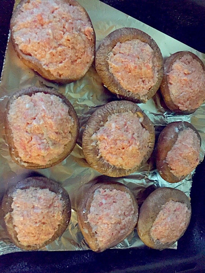 しいたけ肉詰め