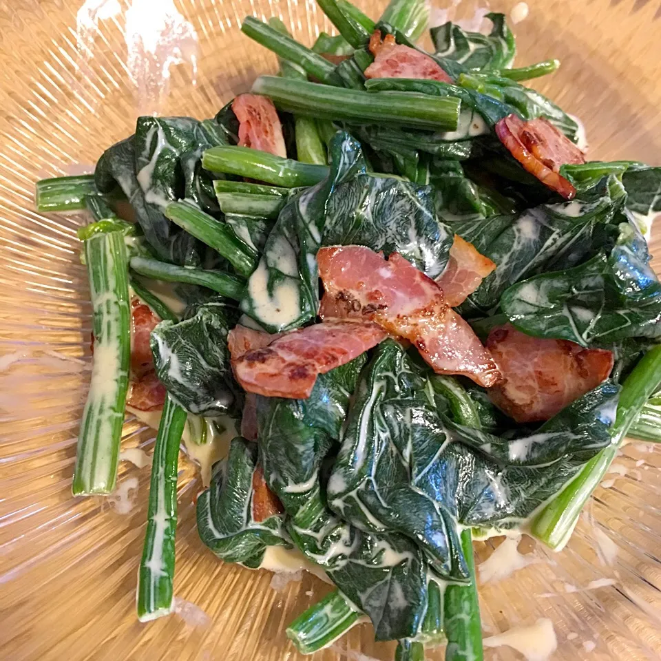 ほうれん草のサラダ|ぶうさん