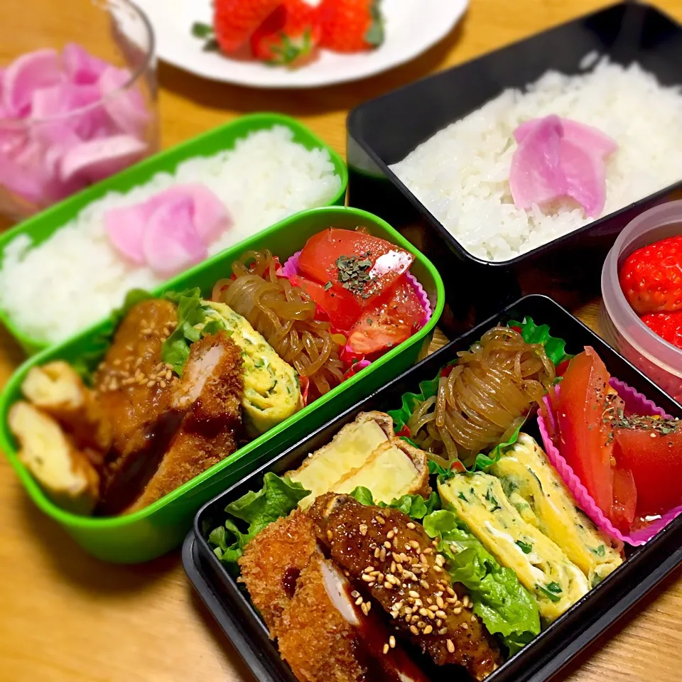 Snapdishの料理写真:今日のお弁当🍱2017.2.28
パパ😃My弁😃
#お弁当|mayuさん