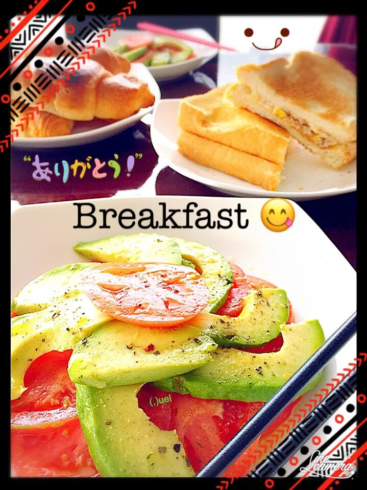 Snapdishの料理写真:Breakfast @home ( yummy tummy )👍😋😋|Qchannel Tachifujiさん