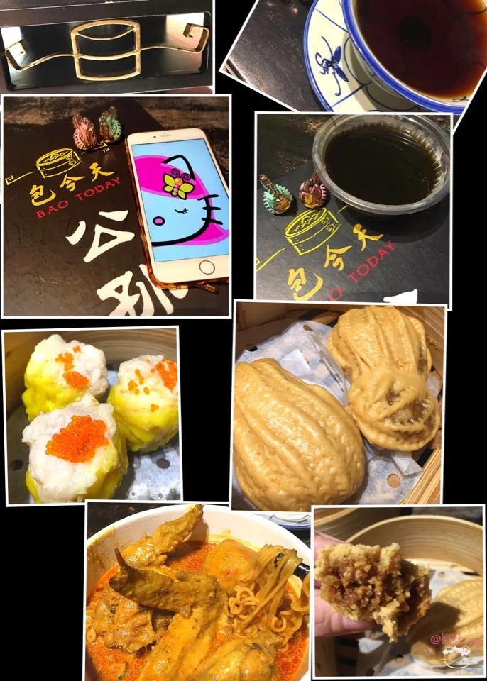 👲🏻Chinese hot tea🍵
🐝 Honey Herbal Jelly🍯
Siu Mai
🥜Crunchy peanut bao👍🏻😋
🐔Kari noodle 🍜|🎀Kittyna🌸さん