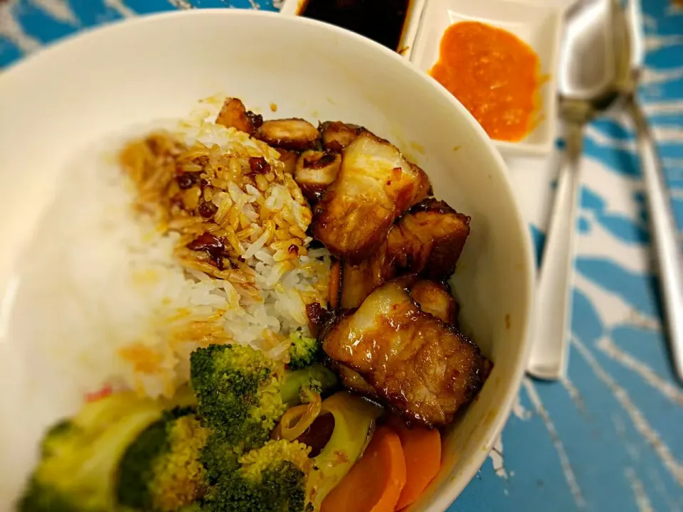 Snapdishの料理写真:Thermomix char siew rice|Ee Shanさん