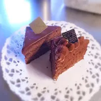 Snapdishの料理写真:チョコ生ケーキ|yunaさん