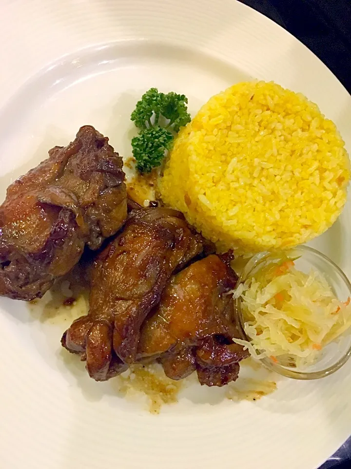 Chicken barbeque and java rice|Jillieさん