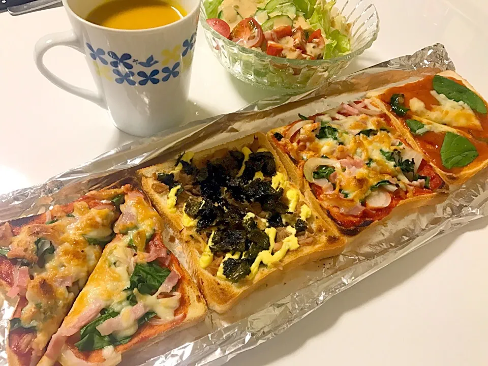 Snapdishの料理写真:#ピザ晩御飯|ゆりえさん