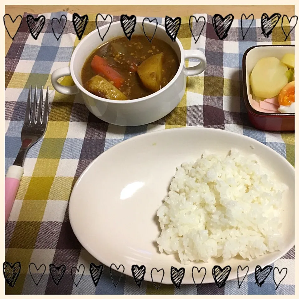 野菜カレー

キャベツ＆ジャガイモのビネガー和え|みなと未来★さん